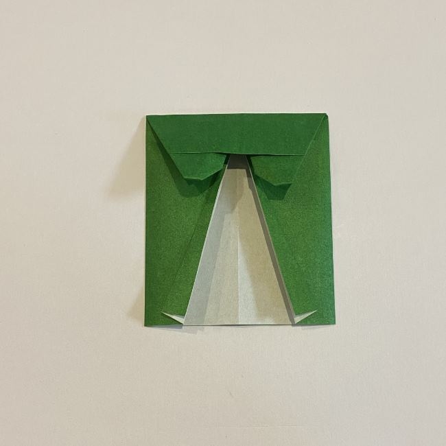 跳ねないカエルの折り紙＊折り方作り方 (25)