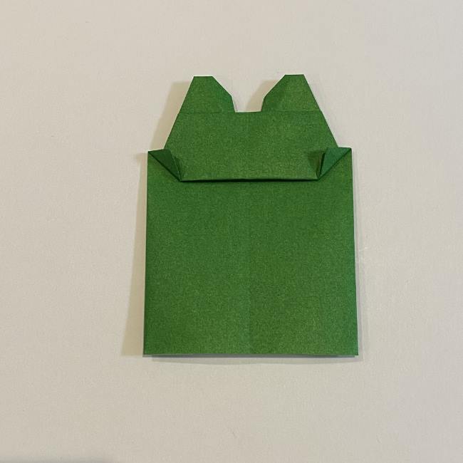 跳ねないカエルの折り紙＊折り方作り方 (28)