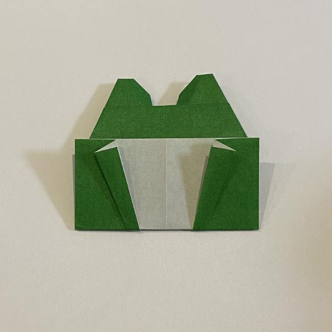 跳ねないカエルの折り紙＊折り方作り方 (30)