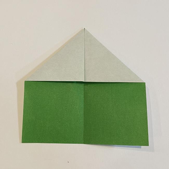 跳ねないカエルの折り紙＊折り方作り方 (5)