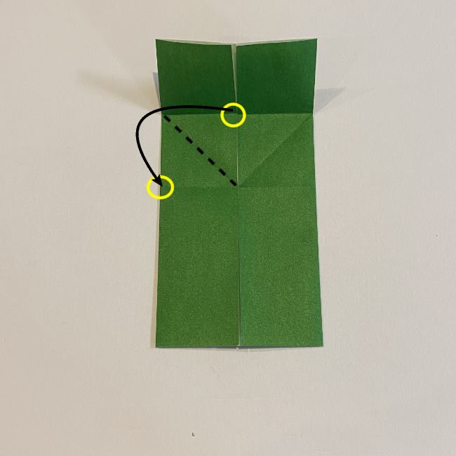 跳ねないカエルの折り紙＊折り方作り方 (9)