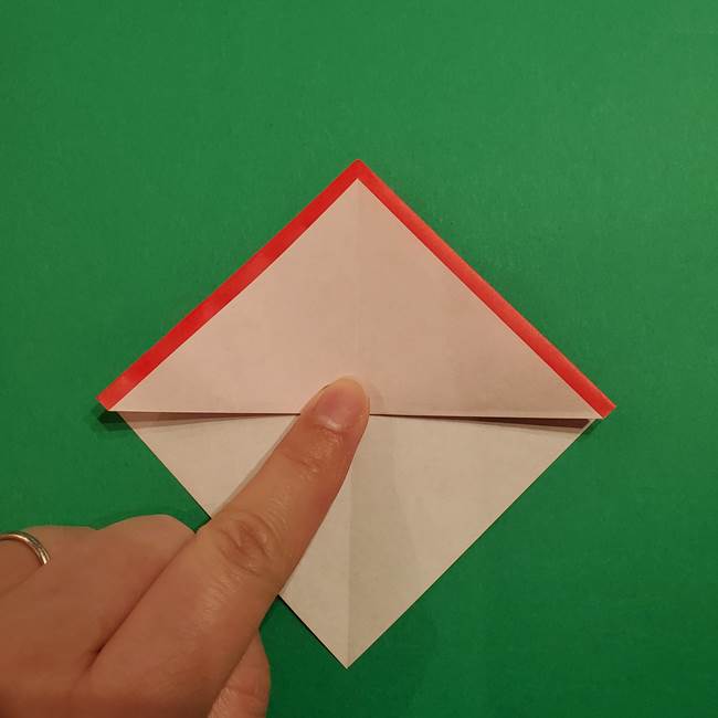 7月8月の折り紙 スイカ 三角形 両面ok の作り方折り方 七夕飾りにも 子供と楽しむ折り紙 工作