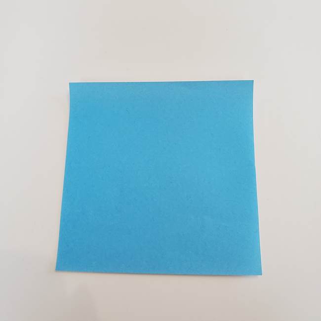 「朝顔(あさがお)のつぼみの折り紙 簡単な作り方折り方」(1)