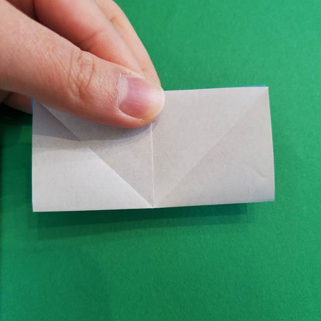 「朝顔(あさがお)のつぼみの折り紙 簡単な作り方折り方」(10)