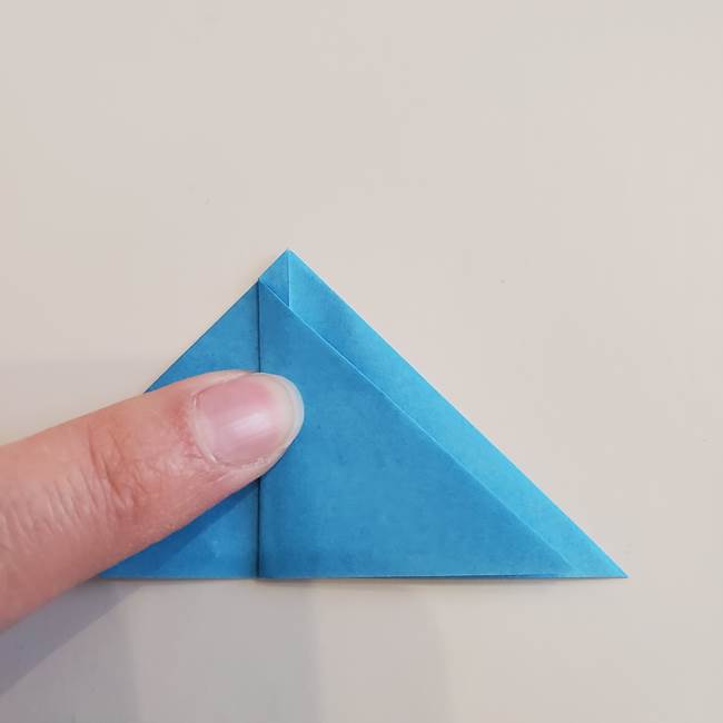 「朝顔(あさがお)のつぼみの折り紙 簡単な作り方折り方」(16)