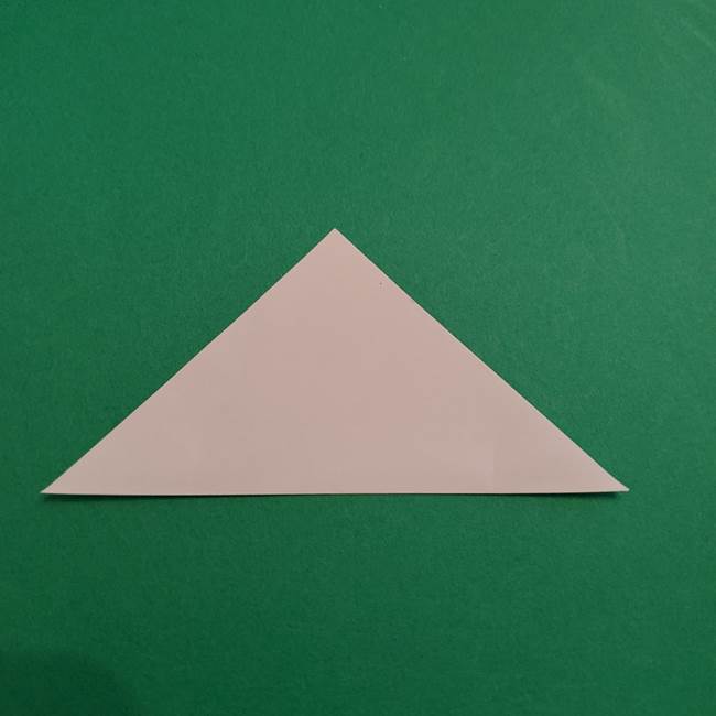 あかざの折り紙 体の作り方(2)