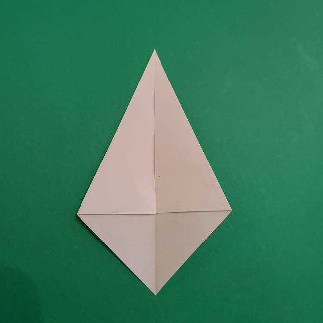 あかざの折り紙 体の作り方(4)