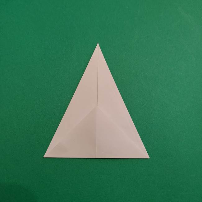 あかざの折り紙 体の作り方(5)