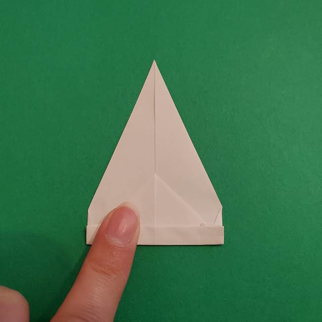 あかざの折り紙 体の作り方(7)