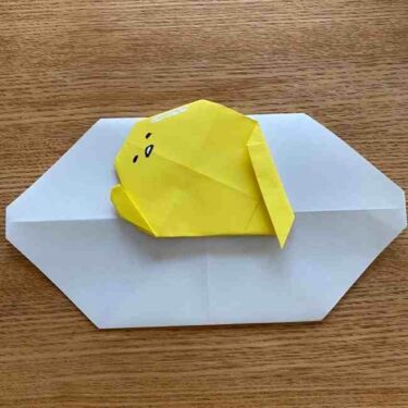 ぐでたまの折り紙｜作り方は簡単！子供とつくった折り方を折り図つきで解説☆