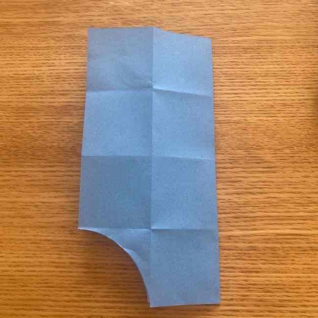 妖怪ウォッチの折り紙 デカニャンの折り方(顔)作り方 (10)
