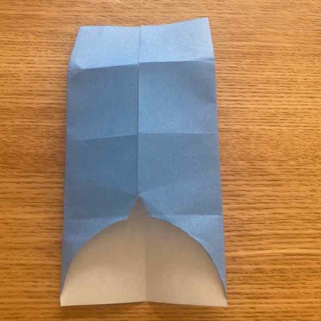 妖怪ウォッチの折り紙 デカニャンの折り方(顔)作り方 (14)