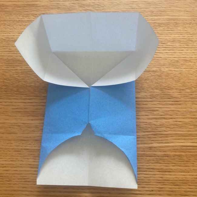 妖怪ウォッチの折り紙 デカニャンの折り方(顔)作り方 (15)