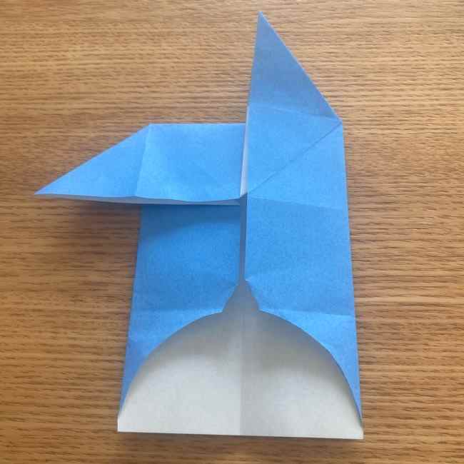 妖怪ウォッチの折り紙 デカニャンの折り方(顔)作り方 (17)