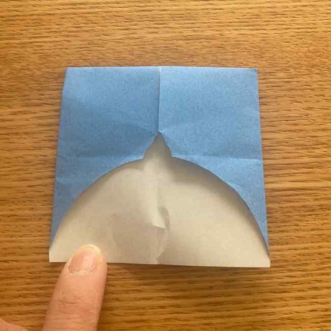 妖怪ウォッチの折り紙 デカニャンの折り方(顔)作り方 (19)