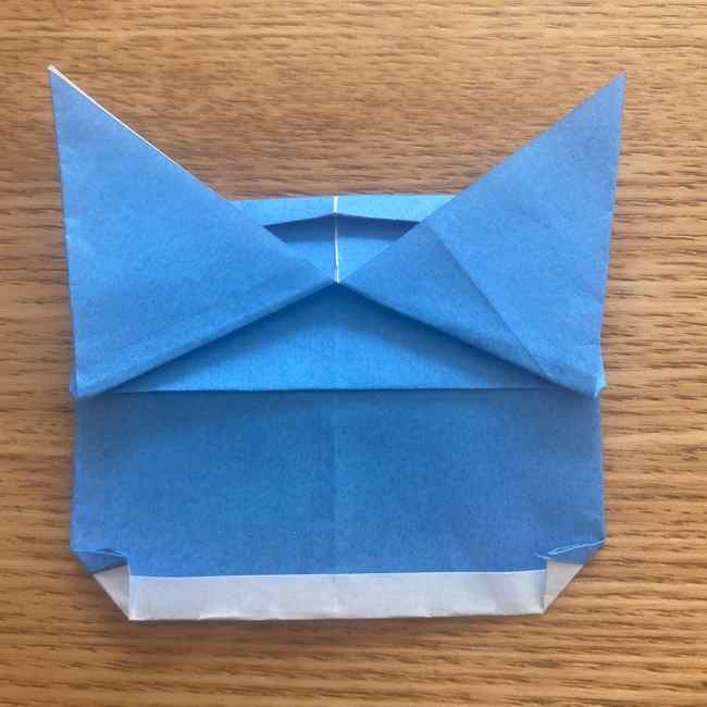 妖怪ウォッチの折り紙 デカニャンの折り方(顔)作り方 (26)