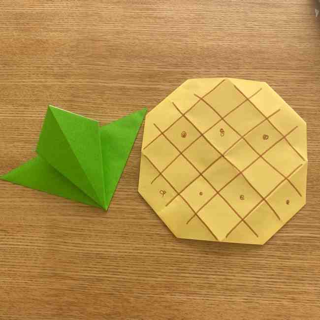 折り紙 パイナップルの簡単な作り方・折り方