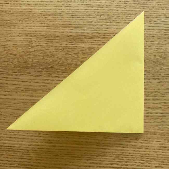 折り紙 パイナップルの簡単な作り方(実の折り方 (3)