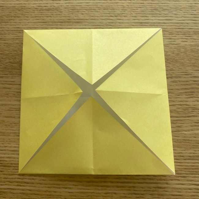 折り紙 パイナップルの簡単な作り方(実の折り方 (5)
