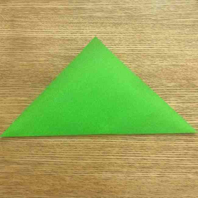 折り紙 パイナップルの簡単な作り方(葉の折り方) (2)
