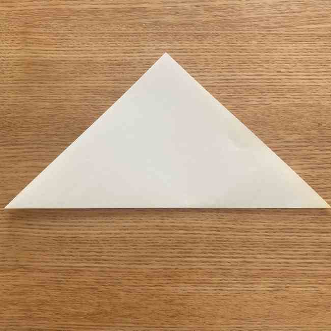 折り紙 皮むきバナナの折り方作り方(立体的) (1)