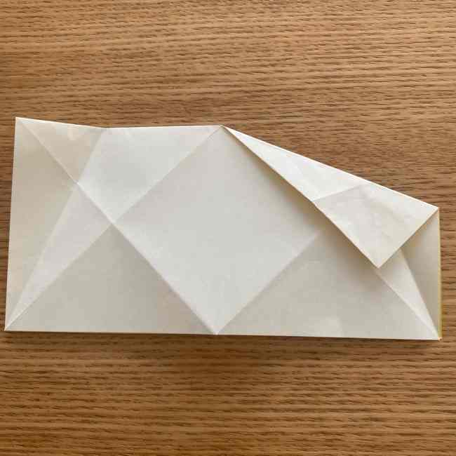 折り紙 皮むきバナナの折り方作り方(立体的) (10)