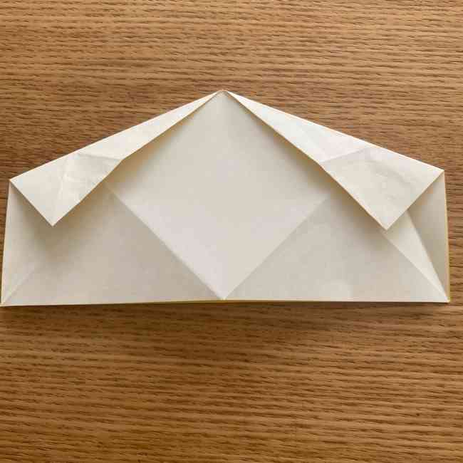 折り紙 皮むきバナナの折り方作り方(立体的) (11)