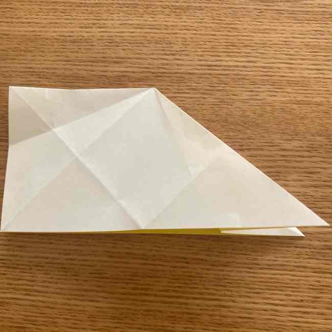 折り紙 皮むきバナナの折り方作り方(立体的) (15)