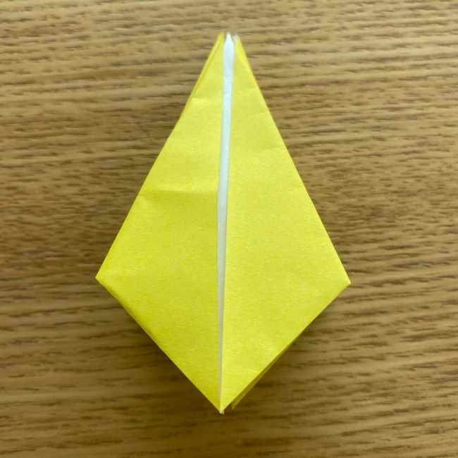 折り紙 皮むきバナナの折り方作り方(立体的) (25)