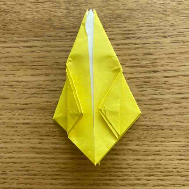 折り紙 皮むきバナナの折り方作り方(立体的) (26)