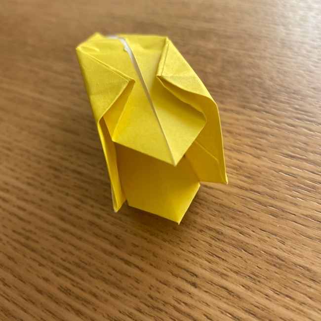 折り紙 皮むきバナナの折り方作り方(立体的) (28)