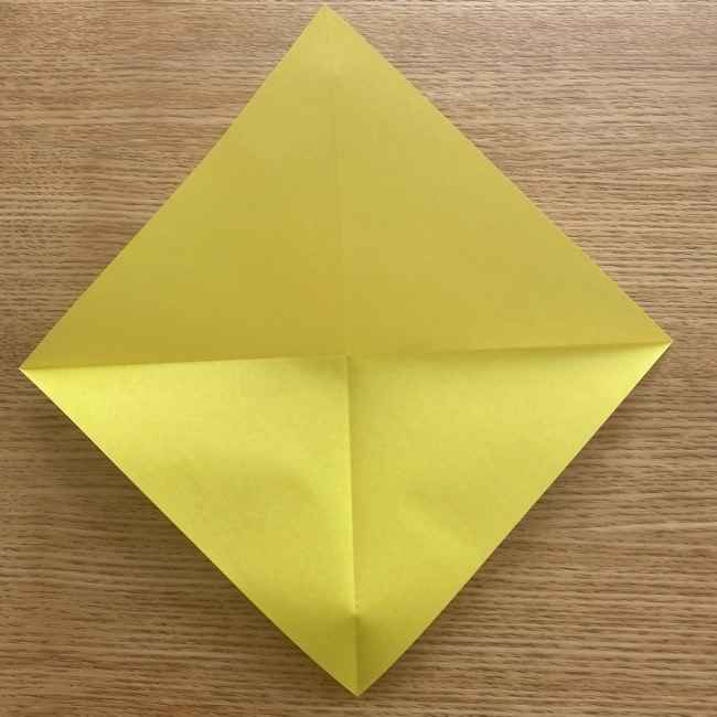 折り紙 皮むきバナナの折り方作り方(立体的) (3)