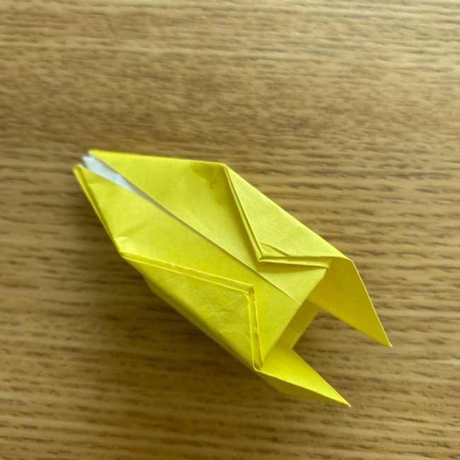 折り紙 皮むきバナナの折り方作り方(立体的) (31)