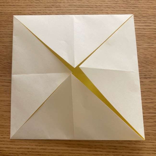 折り紙 皮むきバナナの折り方作り方(立体的) (4)