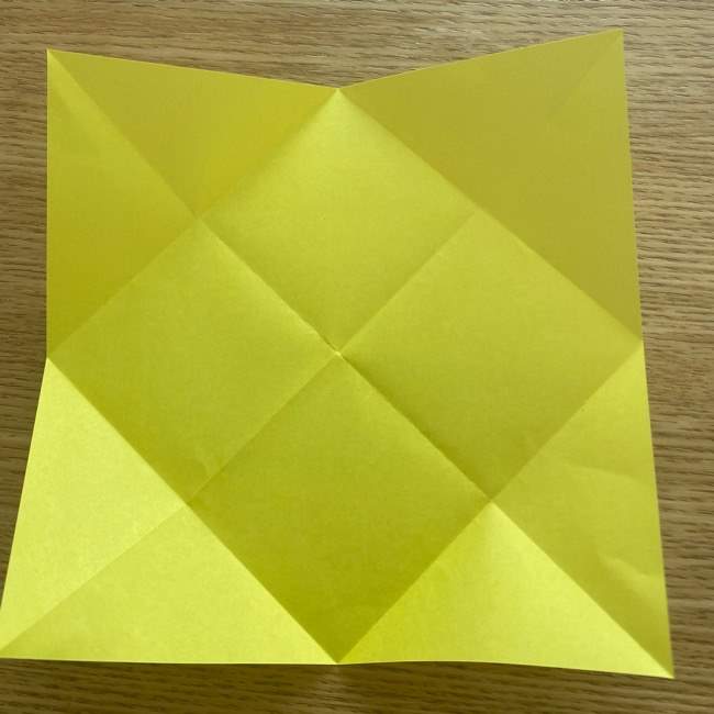 折り紙 皮むきバナナの折り方作り方(立体的) (5)