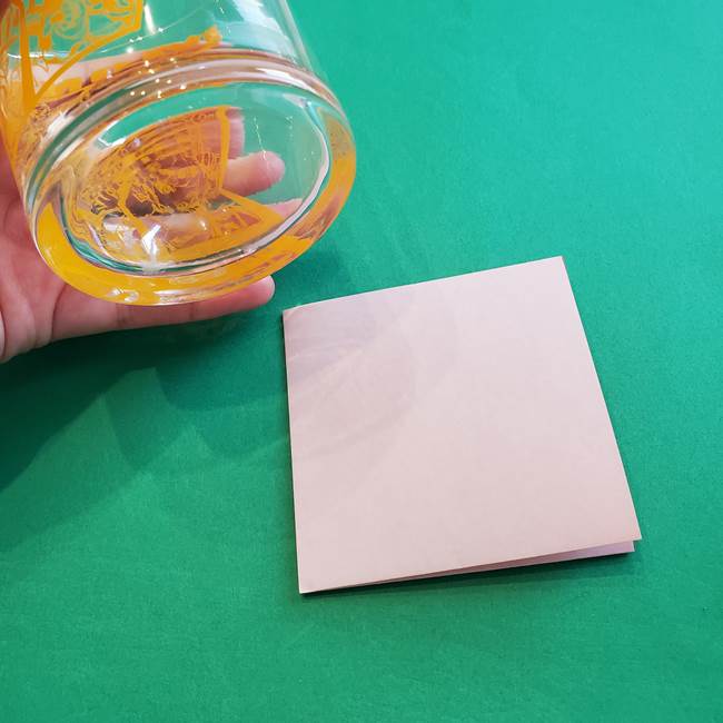 折り紙1枚でカーネーションは立体的に作れる♪(3)