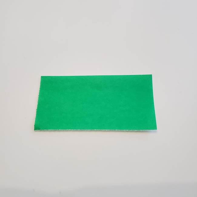 折り紙「カーネーションの葉っぱ」の折り方作り方①葉っぱ(5)