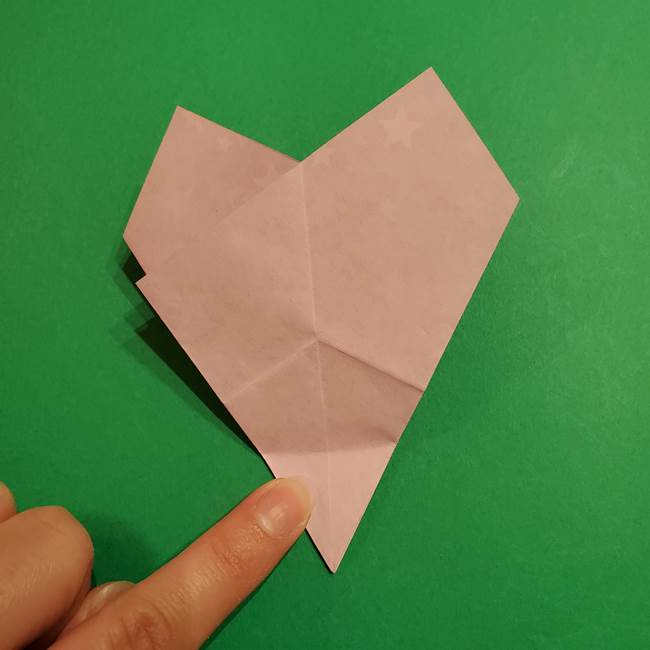 折り紙おもちゃ アイスクリーム カップの作り方折り方②カップ(30)