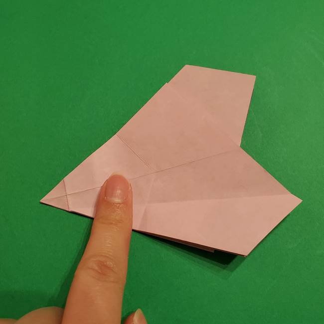 折り紙おもちゃ アイスクリーム カップの作り方折り方②カップ(34)