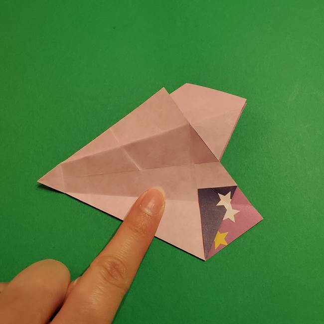 折り紙おもちゃ アイスクリーム カップの作り方折り方②カップ(40)