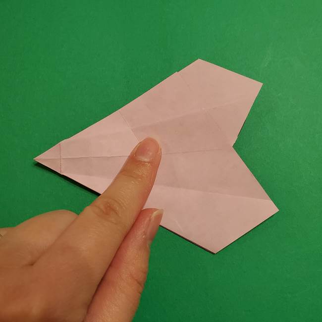 折り紙おもちゃ アイスクリーム カップの作り方折り方②カップ(43)