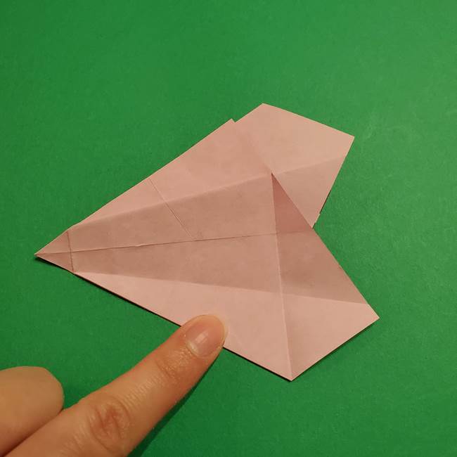 折り紙おもちゃ アイスクリーム カップの作り方折り方②カップ(45)