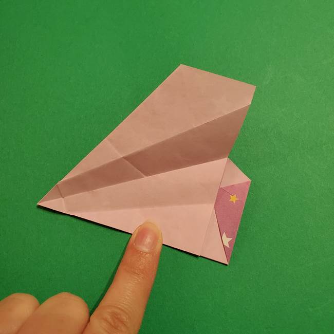 折り紙おもちゃ アイスクリーム カップの作り方折り方②カップ(47)