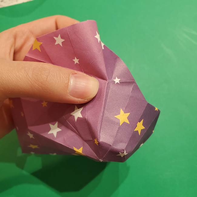 折り紙おもちゃ アイスクリーム カップの作り方折り方②カップ(68)