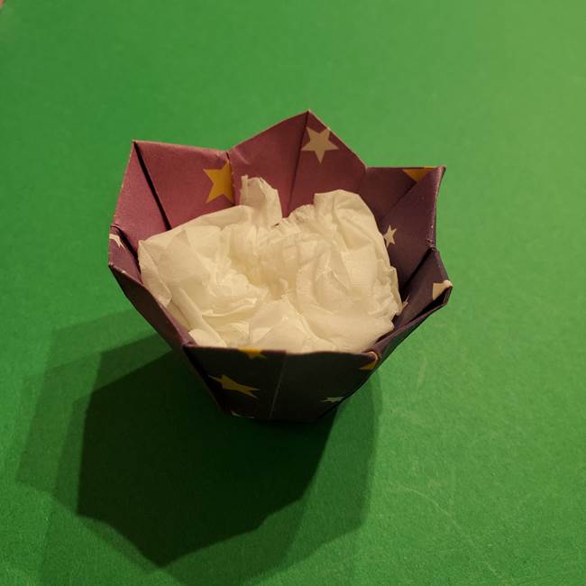 折り紙おもちゃ アイスクリーム カップの作り方折り方③完成(3)