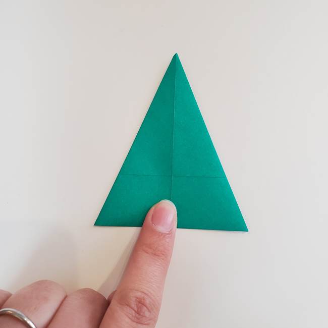 折り紙で朝顔の葉の折り方作り方(10)