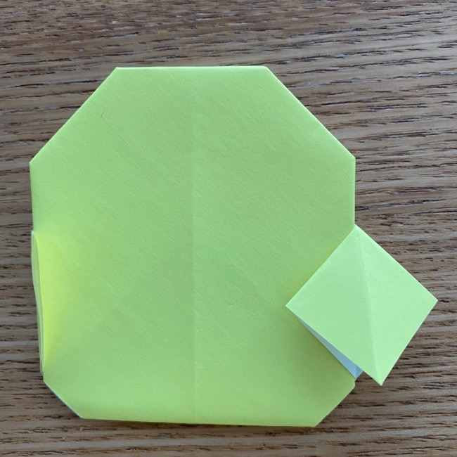 折り紙のキイロイトリの折り方作り方 (16)