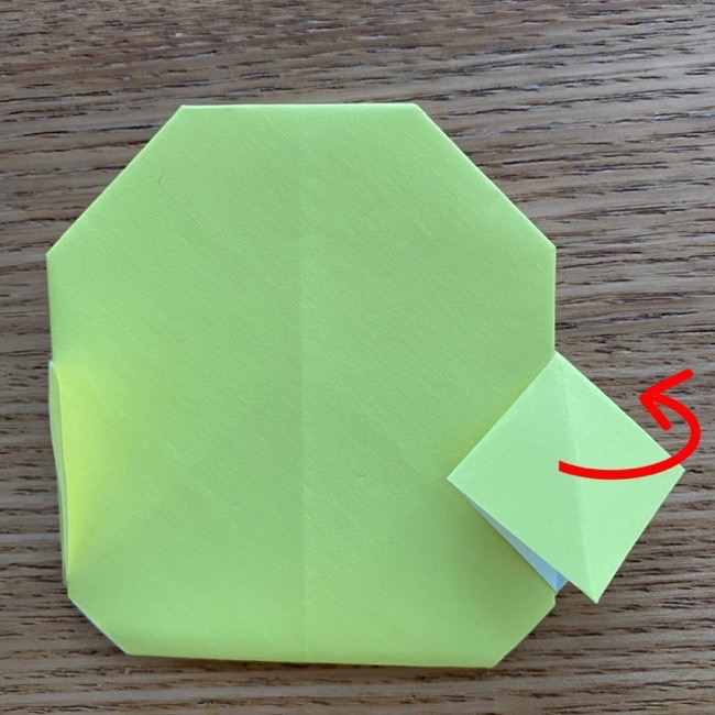 折り紙のキイロイトリの折り方作り方 (17)