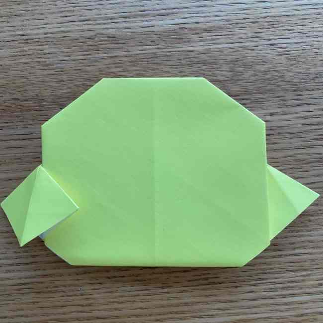折り紙のキイロイトリの折り方作り方 (18)