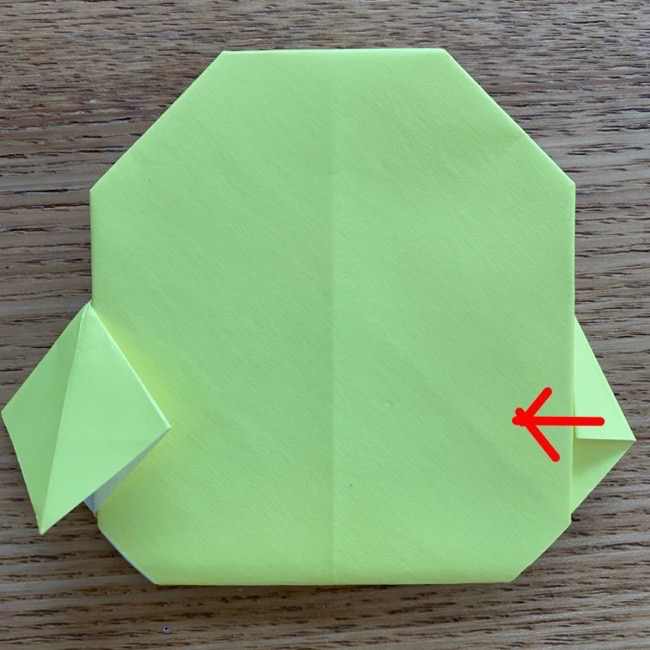 折り紙のキイロイトリの折り方作り方 (19)